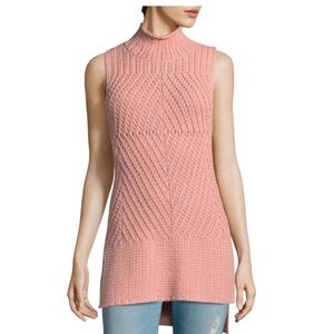 Alice + Olivia Abbot Blush Knit tunic